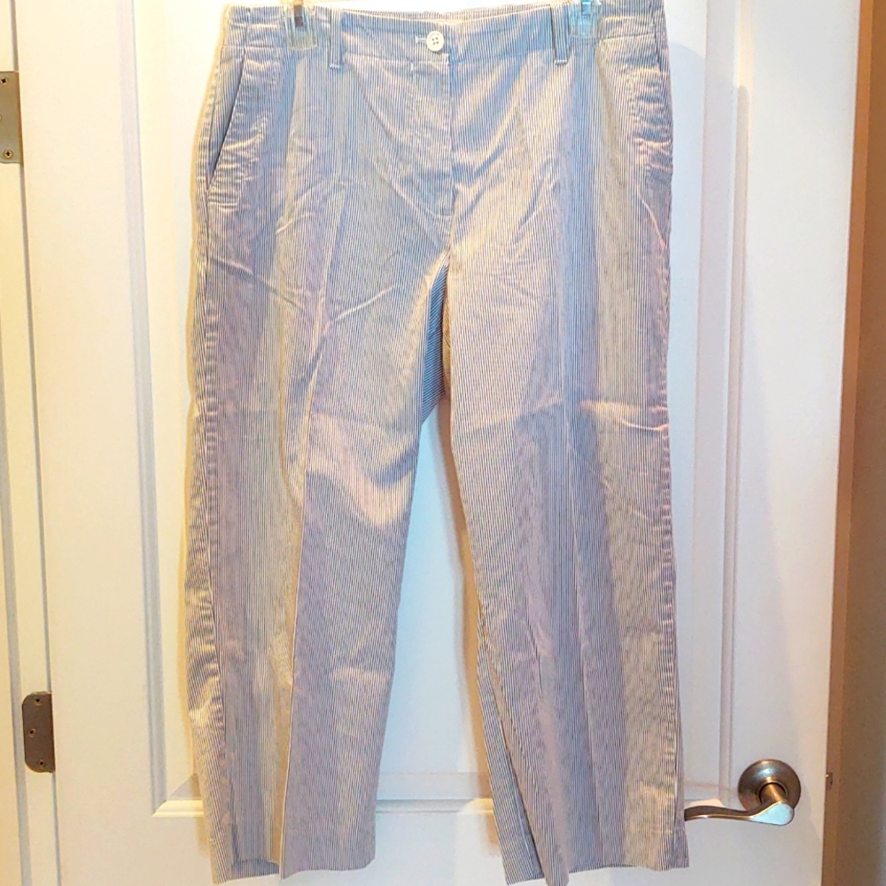 Talbots Pinstripe Capris